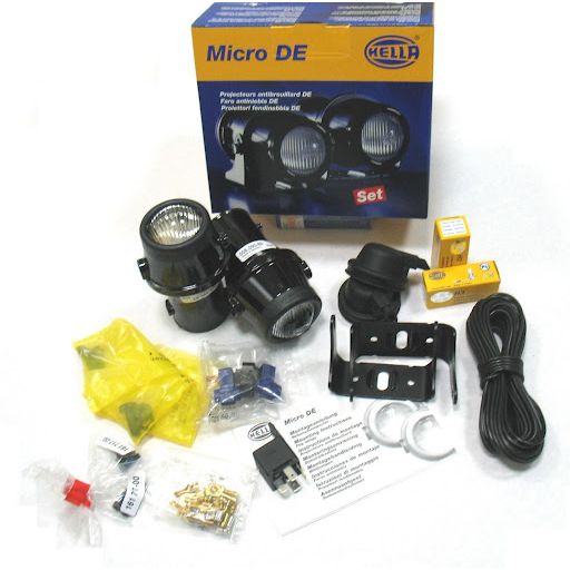 Hella fog lights kit with crash bar brackets Yamaha Super Tenere